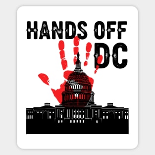 Hands Off DC Sticker